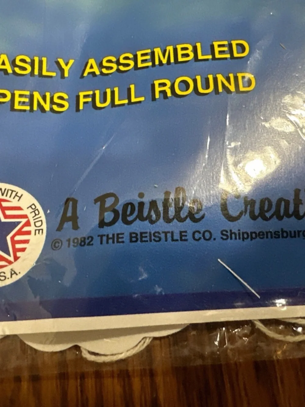 Beistle VTG 1980s Wedding Dove Decoration Hanging Art Tissue Honeycomb 1982 USA